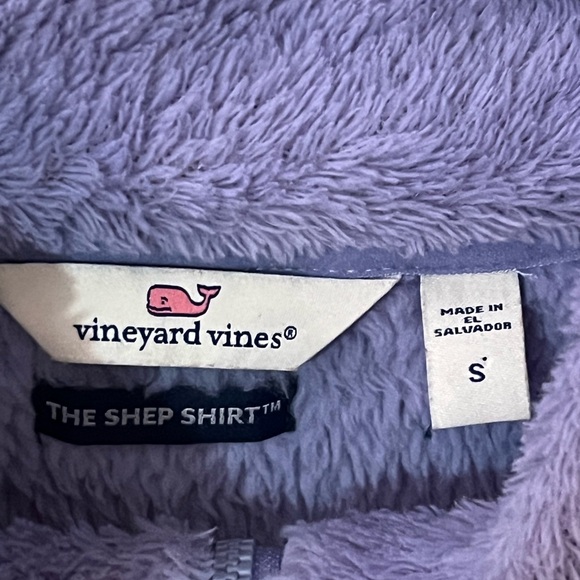 Vineyard vines women’s S purple long sleeve quarter zip fleece - Picture 2 of 5